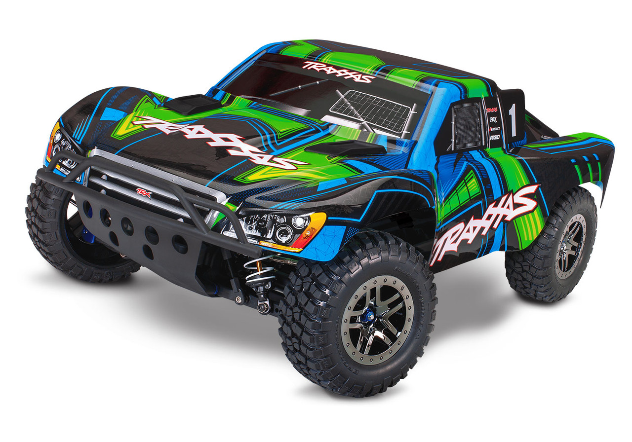 Jeu De Pneus RC 1/10 Pour Camion Short Course – Compatible ARRMA, TRAXXAS, Slash – Hex 12/14/17 Mm (vert)