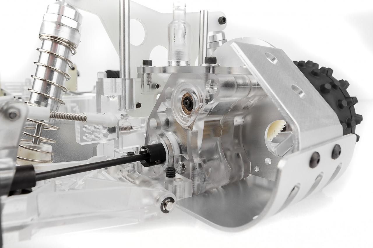 Châssis Aluminium Pour Team Associated RC10 Classic – Édition Claire – Échelle 1:10 – Buggy électrique