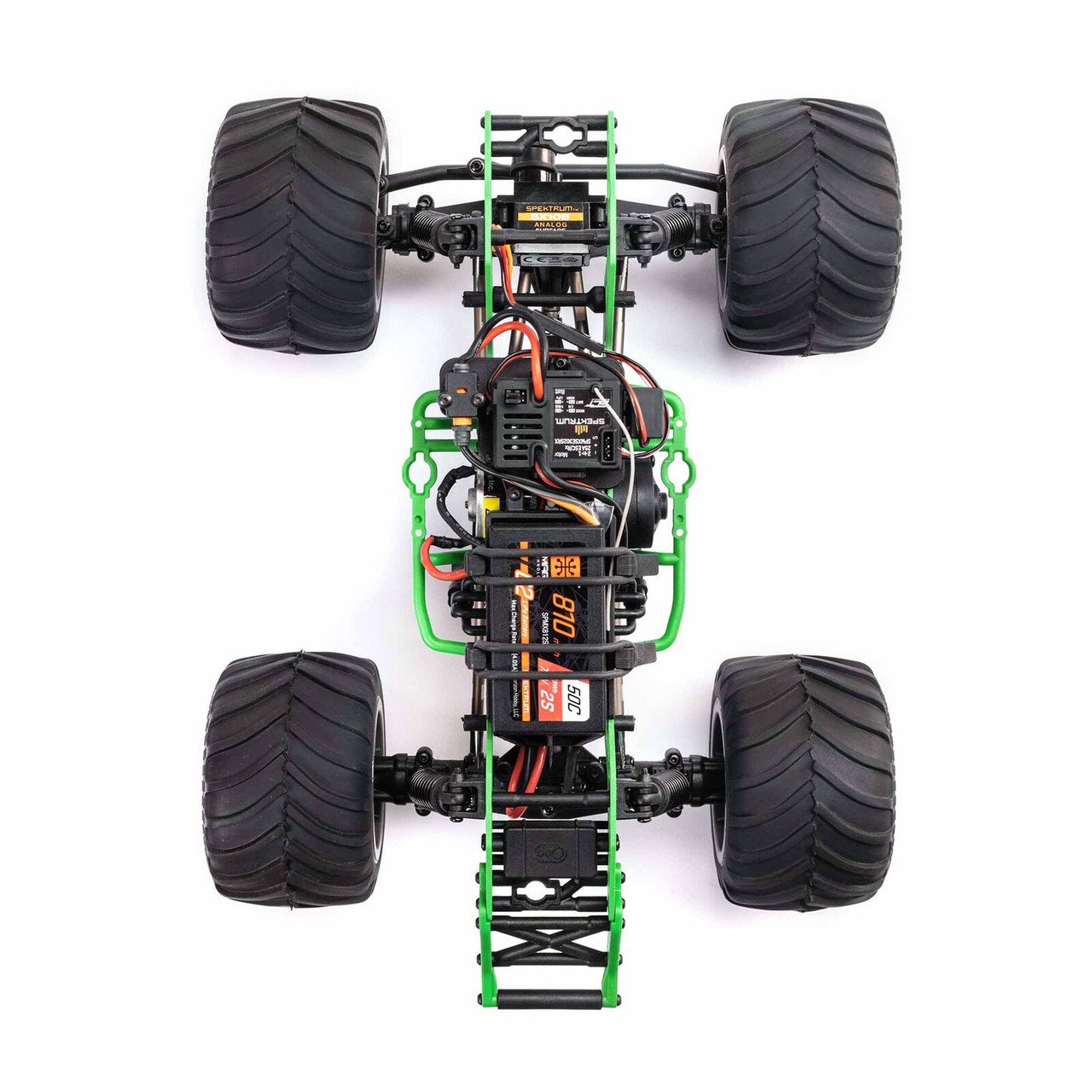 Losi 1/18 Mini LMT 4X4 Brushed Monster Truck RTR, Grave Digger
