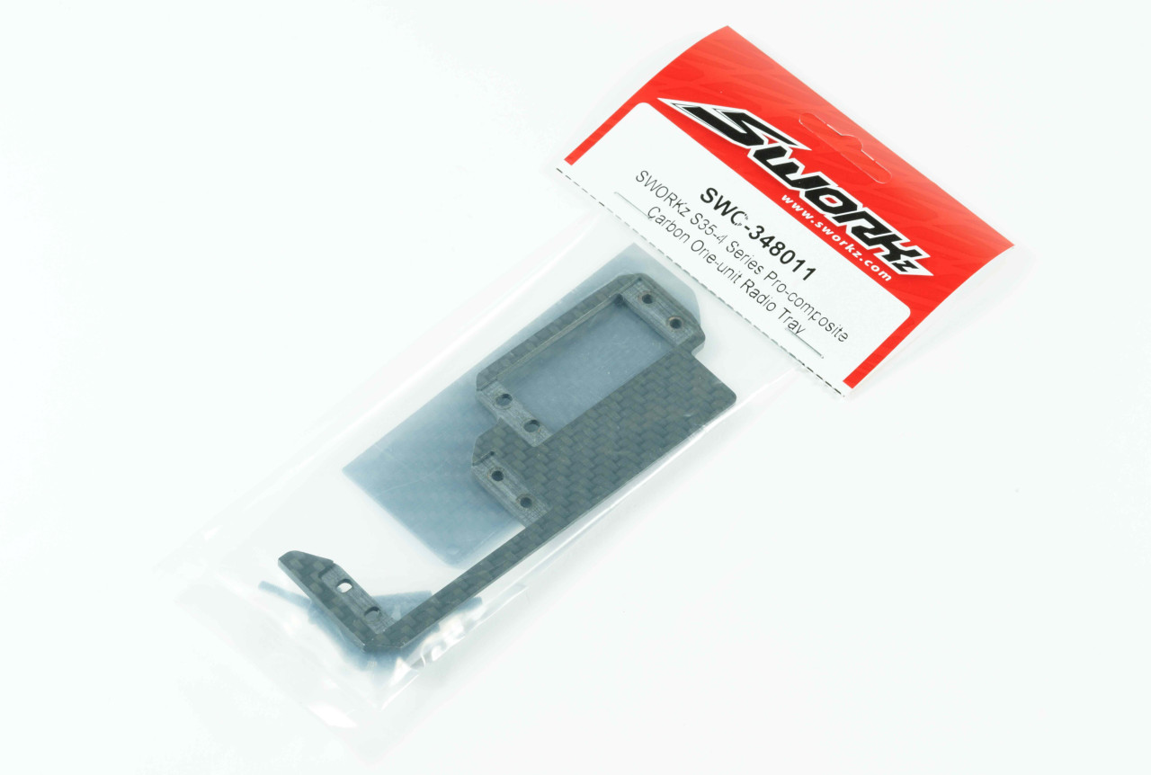 SWORKz Pro-composite Carbon One-unit Radio Tray - BeachRC.com