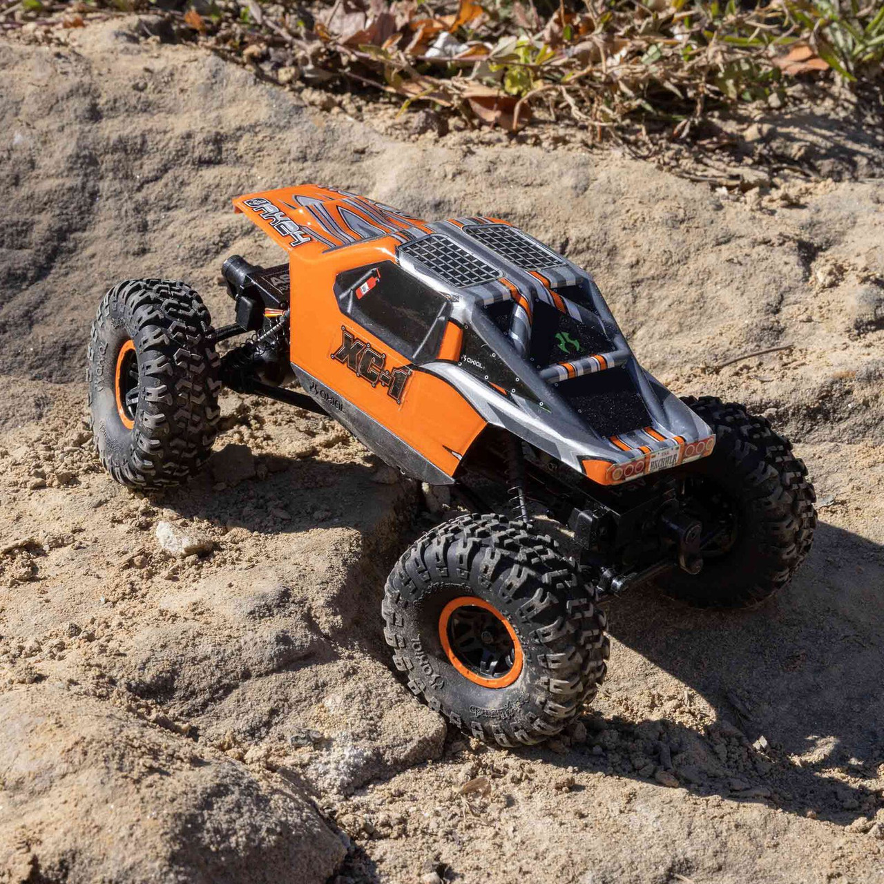 Axial 1/24 AX24 XC-1 4WS Crawler Brushed RTR, Orange - BeachRC.com