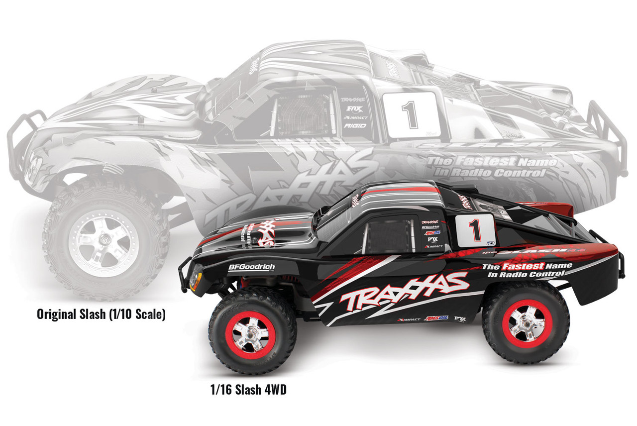 Traxxas Slash 4x4 1/16 4WD RTR Short Course Truck w/USB-C Charger