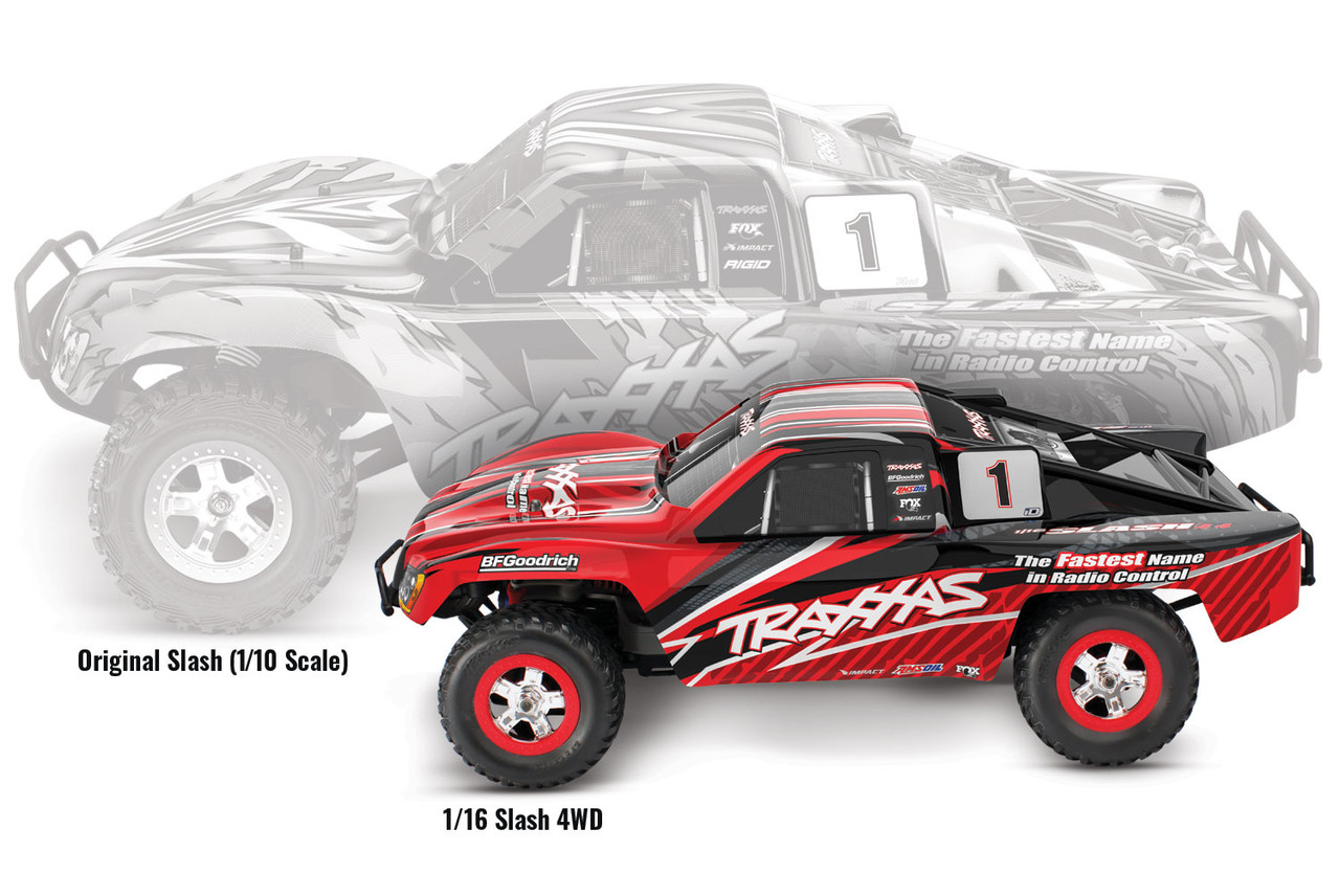 Traxxas Slash 1/16 4WD RTR Short Course Truck w/USB-C Charger (Red