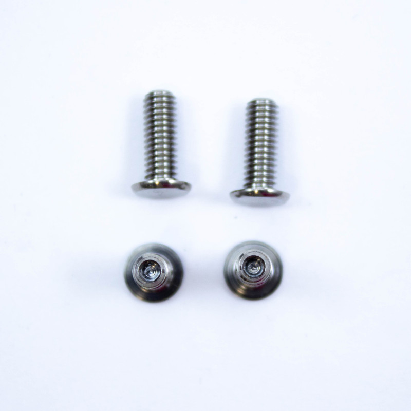 Ultimate Racing M4x12 Downstop Titanium Screws Mugen (4 pcs