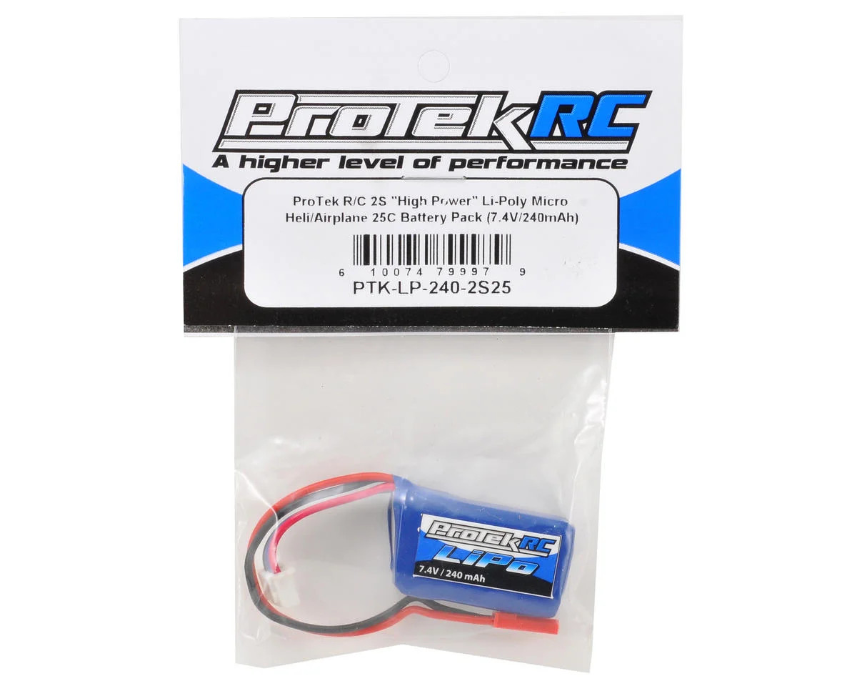 t2様 ProTek RC 2S High Power 30C Micro LiPo Battery (7.4V/240mAh) w/JST