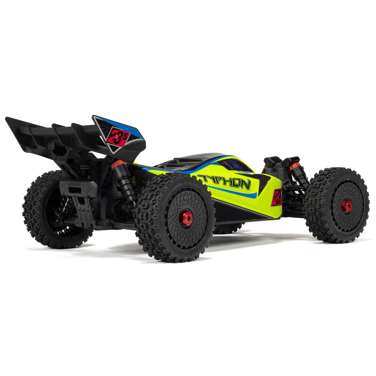 Arrma 1/8 TYPHON 223S DSC 4X4 RTR Brushless Buggy, Yellow