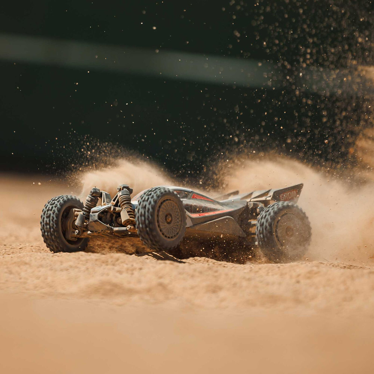 Arrma 1/14 TYPHON GROM 223S DSC 4X4 RTR Brushless Buggy, Silver