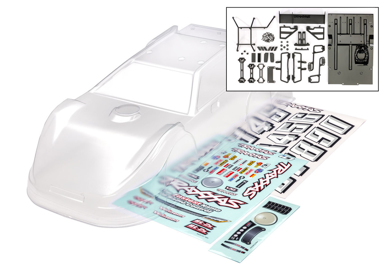 Traxxas Slash Late Model Unassembled Body Kit - BeachRC.com