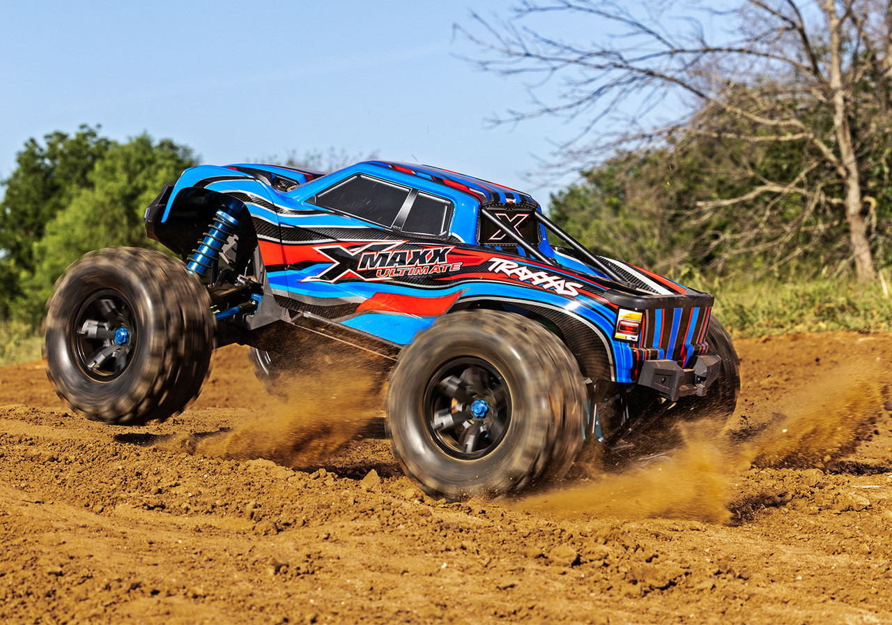 team c racing t8e v3 with 4s lipo Corally Syncro Maxx is the truck that defines Traxxas Tough TRA77097-4-BLUEX