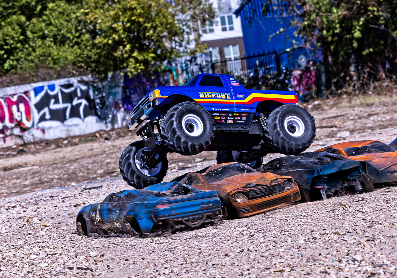 Traxxas BIGFOOT ラジコンカー カスタム TRA67134-4-BLUE