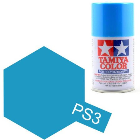 Blue Lexan Spray Paint (3oz) - BeachRC 