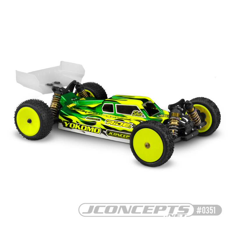 YOKOMO YZー4 SF2 JConcepts S2 Yokomo YZ-4 SF Body W/Aero Wing (Clear) - BeachRC.com