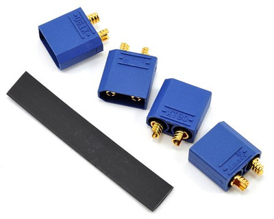 ProTek RC 4.5mm "TruCurrent" XT90 Polarized Device Connectors (4 Male) (PTK-5038) ProTek RC 4.5mm "TruCurrent" XT90 Polarized Device Connectors (4 Male) (PTK-5038)