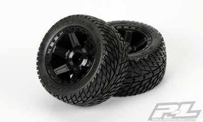Pro-Line 30 Series Road Rage 2.8 w/Desperado Nitro Rear Wheels (2) (Black) (PRO1172-12)