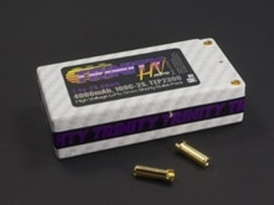 Team Trinity Hi-Voltage Shorty 2S 100C Hardcase LiPo Battery (7.4V/4000mAh) (5mm Bullets) Team Trinity Hi-Voltage Shorty 2S 100C Hardcase LiPo Battery (7.4V/4000mAh) (5mm Bullets)