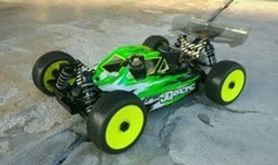 Leadfinger Racing A2 Tactic body (clear) for JQ TheCar (Black Edition)