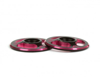 Triad Wing Buttons | Dual Black / Red Triad Wing Buttons | Dual Black / Red