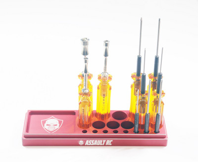 Assault RC Aluminum Tool Stand (Red) Assault RC Aluminum Tool Stand (Red)