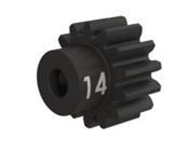 Traxxas Heavy Duty 14-T pinion (32-p) (machined, hardened steel) w/set screw (TRA3944X) Traxxas Heavy Duty 14-T pinion (32-p) (machined, hardened steel) w/set screw (TRA3944X)