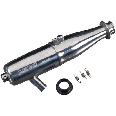O.S. SPEED T-2090SC One Piece Tuned Pipe w/Manifold (Welded Nipple