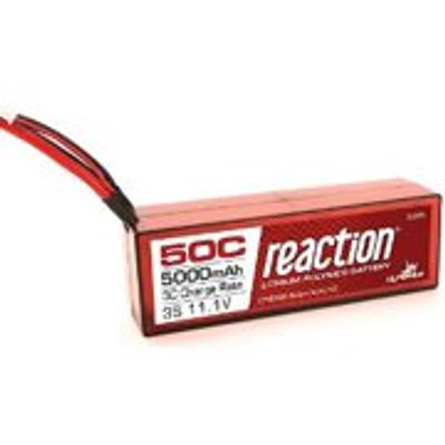 Dynamite Reaction 11.1V 5000mAh 3S 50C LiPo, Hardcase: EC3 Dynamite Reaction 11.1V 5000mAh 3S 50C LiPo, Hardcase: EC3