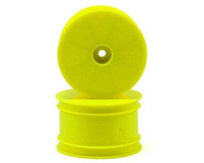 Serpent 12mm Hex 1/10 Rear Buggy Wheels (2) (SRX-2/SRX-4) (Yellow)