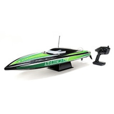 Pro Boat Sonicwake 36" RTR Deep-V Brushless Boat (Black) w/Spektrum STX2 2.4GHz Radio (PRB08032T2) Pro Boat Sonicwake 36" RTR Deep-V Brushless Boat (Black) w/Spektrum STX2 2.4GHz Radio (PRB08032T2)
