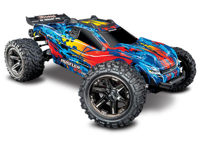 Traxxas Rustler 4X4 VXL Brushless RTR 1/10 4WD Stadium Truck (Red) w/TQi 2.4GHz Radio & TSM