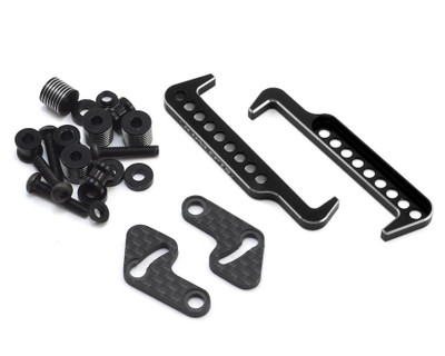 JConcepts Swing Operated Battery Retainer Set (Black) JConcepts Swing Operated Battery Retainer Set (Black)