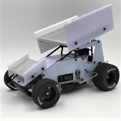 1RC Racing 1/18 Sprint Car RTR (White) 1RC Racing 1/18 Sprint Car RTR (White)