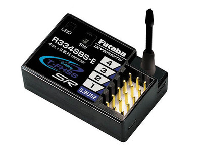Futaba R334SBS TFHSS SR S.Bus2 HV 4-Channel 2.4GHz Receiver