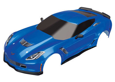 Traxxas Chevrolet Corvette Z06 Body with Decals (Blue) (TRA8386X) Traxxas Chevrolet Corvette Z06 Body with Decals (Blue) (TRA8386X)