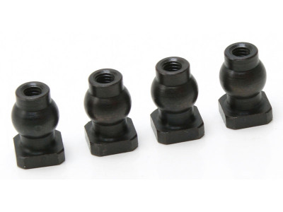 JQRacing 7mm Threaded Ball with Nut JQRacing 7mm Threaded Ball with Nut