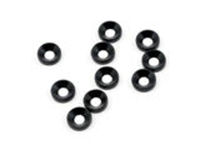 JQRacing M4 CS Washer 10pcs (Black) (JQA037) JQRacing M4 CS Washer 10pcs (Black) (JQA037)