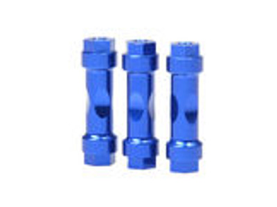 JQRacing CNC Wingmount Posts (3pcs Blue) (JQB0243) JQRacing CNC Wingmount Posts (3pcs Blue) (JQB0243)