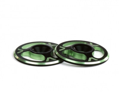Triad Wing Buttons | Dual Black / Green (AV1060-DGRN) Triad Wing Buttons | Dual Black / Green (AV1060-DGRN)