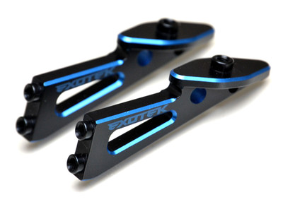 Exotek B6.1 Aluminum Wing Mounts (2) (EXO1869) Exotek B6.1 Aluminum Wing Mounts (2) (EXO1869)