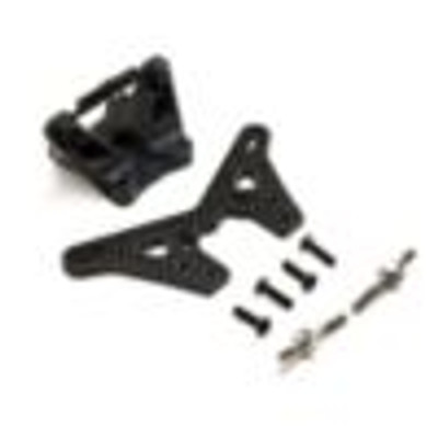 Team Losi Racing Carbon Laydown Rear Tower +2mm Conversion: 22 5.0 Team Losi Racing Carbon Laydown Rear Tower +2mm Conversion: 22 5.0