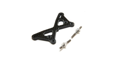 Team Losi Racing Carbon Front Tower +2mm w/Ti Standoffs (22 5.0) Team Losi Racing Carbon Front Tower +2mm w/Ti Standoffs (22 5.0)