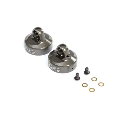 Team Losi Racing 16mm 8IGHT-X Aluminum Bleeder Shock Cap (2) (TLR243040) Team Losi Racing 16mm 8IGHT-X Aluminum Bleeder Shock Cap (2) (TLR243040)