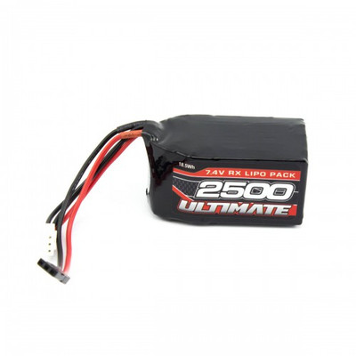 Ultimate Racing 7.4v 2500mAh LiPo Hump Receiver Pack (JR) (UR4452) Ultimate Racing 7.4v 2500mAh LiPo Hump Receiver Pack (JR) (UR4452)
