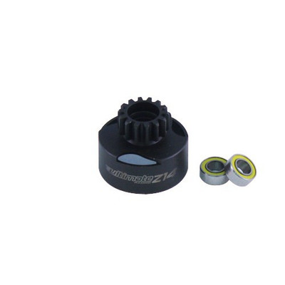 Ultimate Racing Ventilated Z14 Clutch Bell w/Bearings (UR0662) Ultimate Racing Ventilated Z14 Clutch Bell w/Bearings (UR0662)