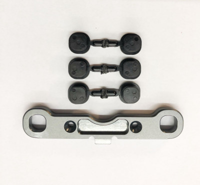Fast Race 7075 Rear-Front Suspension Arm Mount with insert Mugen MBX8 Fast Race 7075 Rear-Front Suspension Arm Mount with insert Mugen MBX8