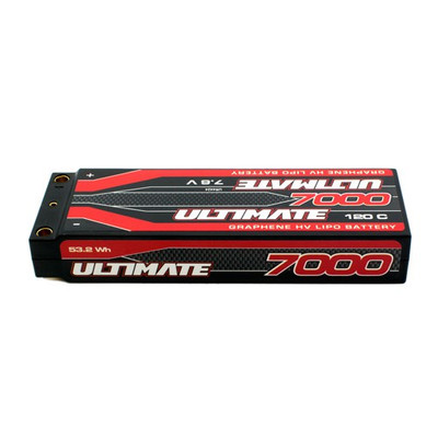 Ultimate Racing Graphene HV LiPo Stick 7000mAh 7.6V 120C 5MM Tubes Ultimate Racing Graphene HV LiPo Stick 7000mAh 7.6V 120C 5MM Tubes