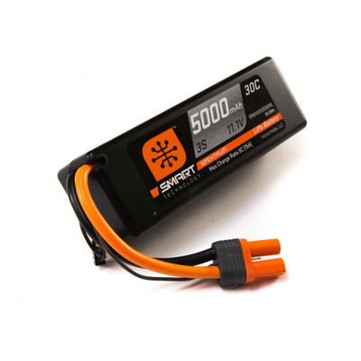 Spektrum RC 3S Smart LiPo Hard Case Battery Pack w/IC5 Connector (11.1V/5000mAh) Spektrum RC 3S Smart LiPo Hard Case Battery Pack w/IC5 Connector (11.1V/5000mAh)