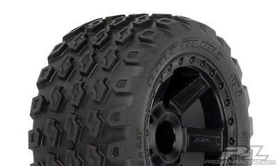 Pro-Line Dirt Hawg 2.8" Tires w/Desperado Electric Rear Wheels (2) (Black) (M2) w/12mm Hex (PRO1175-13) Pro-Line Dirt Hawg 2.8" Tires w/Desperado Electric Rear Wheels (2) (Black) (M2) w/12mm Hex (PRO1175-13)