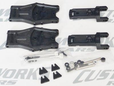 Custom Works RC Adjustable Toe Rear Arm Kit - SC10 Custom Works RC Adjustable Toe Rear Arm Kit - SC10