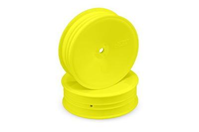 JConcepts 12mm Hex Mono 2.2 "Slim" Front Wheels (4) (B6/RB6/SRX2/YZ2) (Yellow) (JCO3376Y