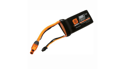 Spektrum RC 11.1V 1300 mAh 30C 3S Smart LiPo Battery, IC3 (SPMX13003S30M)