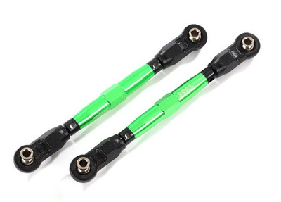 Traxxas Toe links, front (TUBES green-anodized, 7075-T6 aluminum, stronger than titanium) (88mm) (TRA8948G) Traxxas Toe links, front (TUBES green-anodized, 7075-T6 aluminum, stronger than titanium) (88mm) (TRA8948G)